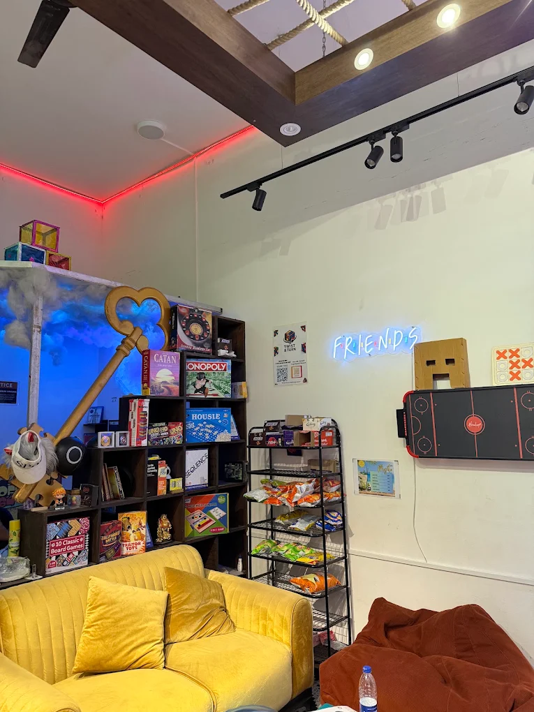Loft 64 board games corner