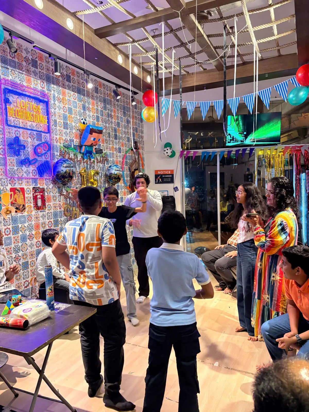 Loft 64 gaming zone interior