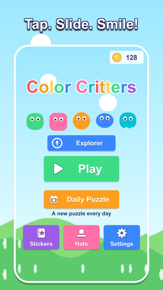 Color Critters title screen